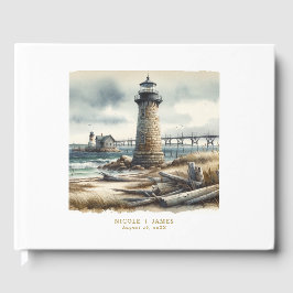 コースト素朴ライトハウスシーサイドビーチ結婚式 ゲストブック