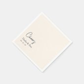 コースト結婚ーカクテルナプキン新郎新婦の名前 スタンダードカクテルナプキン (角)