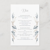 コースト結婚詳細カード エンクロージャーカード (正面)