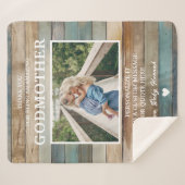 コースト航海のウッドゴッドマザーサンキューカスタム シェルパブランケット (正面(横))