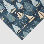 コースト航海のクリスマスセーリングボートティッシュペーパー 薄葉紙 (詳細)