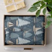 コースト航海のクリスマスセーリングボートティッシュペーパー 薄葉紙 (ギフト)