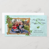 コースト航海のスターフィッシュのスプラッシュでのクリスマス シーズンカード (正面/裏面)
