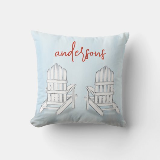 コースト航海のビーチハウスカスタムホーム クッション (正面)