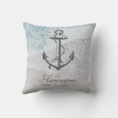 コースト航海のビーチハウス海スプレー名 クッション (裏面)
