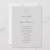 コースト航海の・シークラシックセル・スクリプ結婚ト 招待状 (正面)