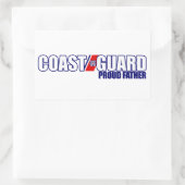 コースト誇りを持ったガードの父 長方形シール (バッグ)
