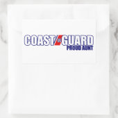 コースト誇りを持ったガード叔母 長方形シール (バッグ)