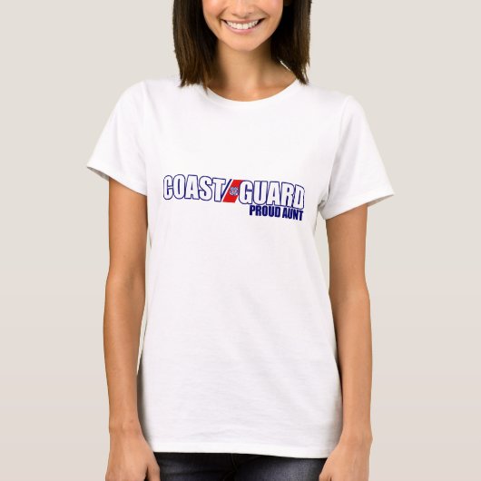 コースト誇りを持ったガード叔母 Tシャツ (正面)