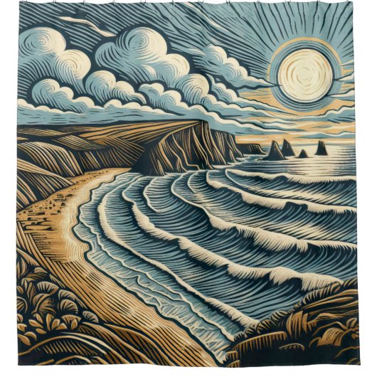 コースト シャワーカーテン (正面)