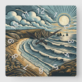 コースト スクエア壁時計