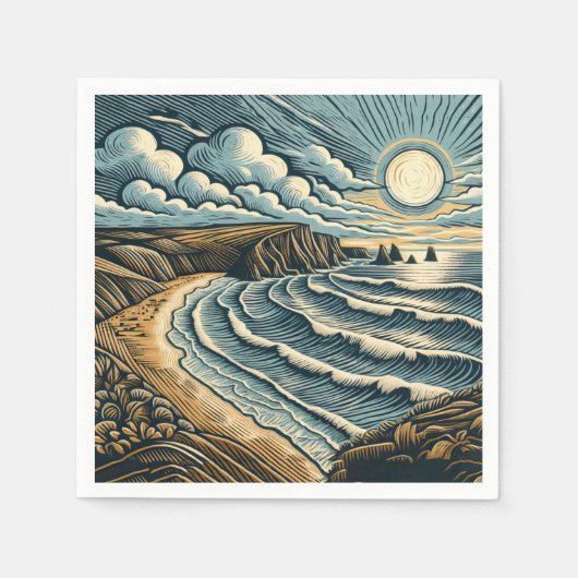 コースト スタンダードカクテルナプキン (正面)