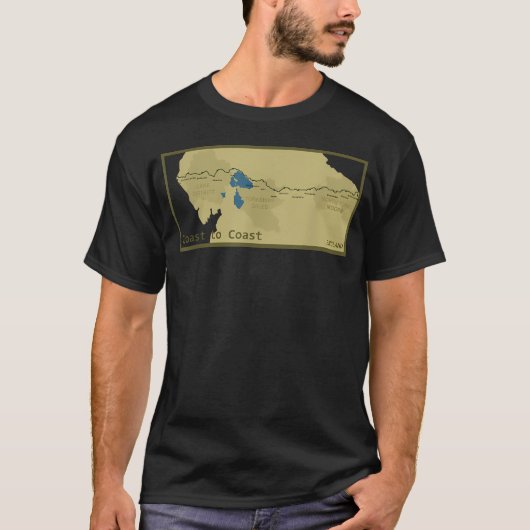 コースト・トゥ・コースト・ハイキング・トレイル Tシャツ (正面)