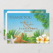 コースト・ビーチ - ありがとう サンキューカード (正面/裏面)