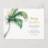 コースト・ホリデー・ムービングからのメリークリスマス 案内ポストカード (正面)