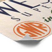 コースト・レイルウェイポスターを見下ろすカップル ポスター (角)