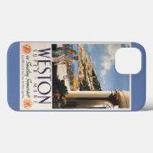 コースト・レイルウェイポスターを見下ろすカップル Case-Mate iPhoneケース (裏面 (横))