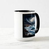 コーストAIアート地中海のによる嵐Xendor7 マグカップ (正面右)