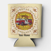 コースファイヤートラック消防カスタムクーラーボックス 缶クーラー (正面)