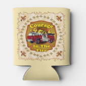 コースファイヤートラック消防カスタムクーラーボックス 缶クーラー (裏面)