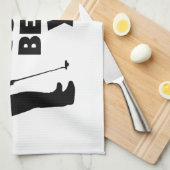 コース一緒にゴルフ キッチンタオル (四つ折り)