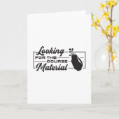 コース教材ゴルファーのギフトを探おもしろいす カード (黄色い花)