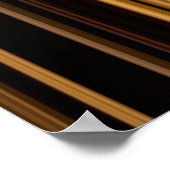 コース金ゴールドゴールデン背景 ポスター (角)