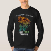 コースI Com高速私は魚をキャッチする Tシャツ (正面)