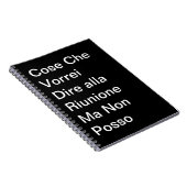 コーセチェヴォーレイディレアッラリウニオーネマノンポッソ ノートブック (右側)