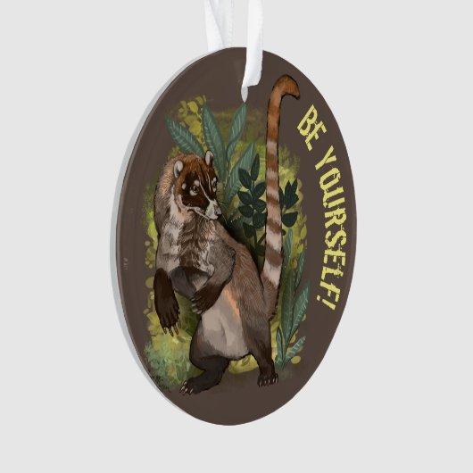 コータムンジまたはホワイトノーズドコアティ オーナメント (正面)