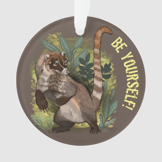 コータムンジまたはホワイトノーズドコアティ オーナメント (正面)