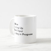 コーダのカフェイン計 コーヒーマグカップ (正面左)