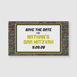 コーダのパーティー日付マグネットの保存（小）