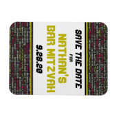 コーダのパーティー・スイートの日付マグネットの保存 マグネット (横)