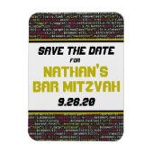 コーダのパーティー・スイートの日付マグネットの保存 マグネット (縦)