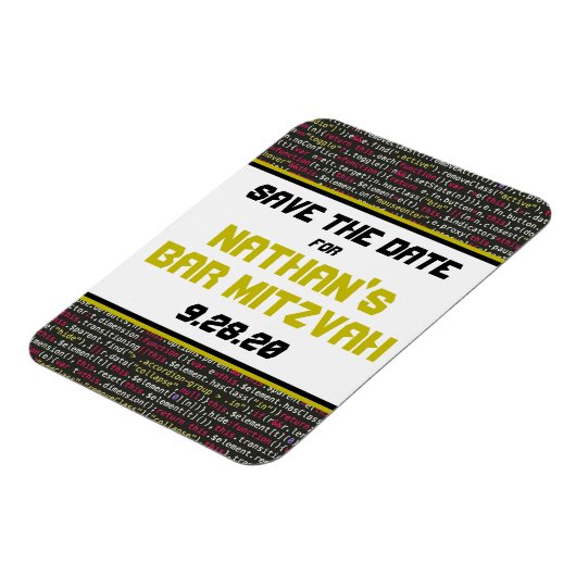 コーダのパーティー・スイートの日付マグネットの保存 マグネット (左側)