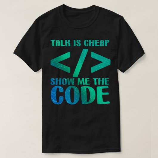 コーダプログラマソフトウェア開発者2 Tシャツ (デザイン正面)