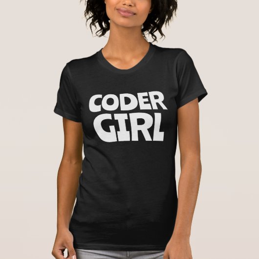 コーダー ガール Tシャツ (正面)