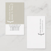 コーダーTechieミニマルなCSSのコンピュータ・プログラマー 名刺 (正面/裏面)