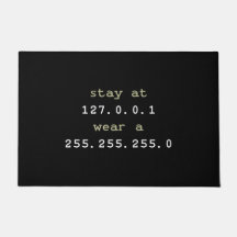 コーダ用プおもしろいログラミング – 黒いドマット