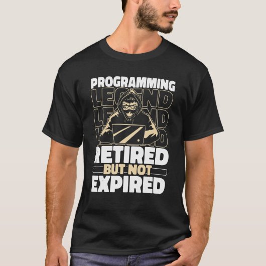 コーダ退職したコーディング開発者ソフトウェアエンジニアP Tシャツ (正面)