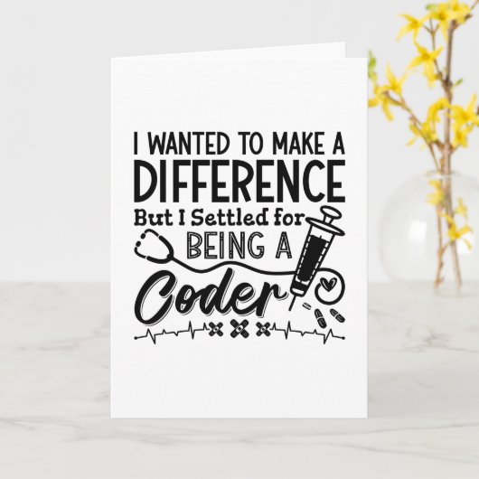 コーダICDプログラマコーディングであるメディカルコーダ カード (黄色い花)