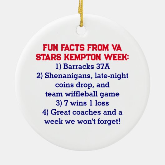 コーチありがとう – Cooperstownギフトチームの写真 セラミックオーナメント (裏面)