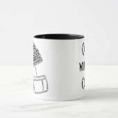 コーチが付いているコーヒー マグカップ (中央)