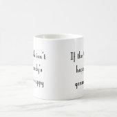 コーチが幸せでなかったら襲って下さい コーヒーマグカップ (中央)