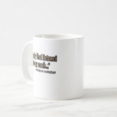 コーチするために聞いて下さい コーヒーマグカップ (正面左)