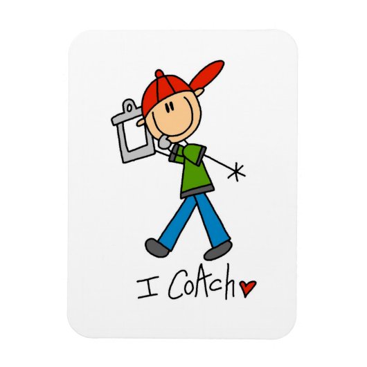 コーチです マグネット (縦)