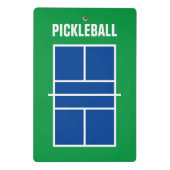 コーチとプレーヤーのためのPickleballコートミニクリップボード ミニクリップボード (裏面)
