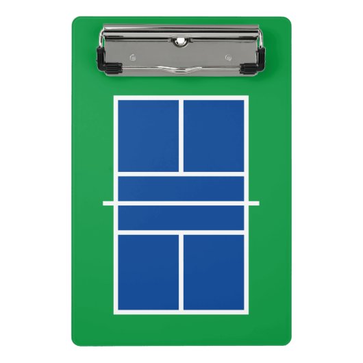 コーチとプレーヤーのためのPickleballコートミニクリップボード ミニクリップボード (正面)