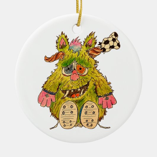 コーチに入れて! セラミックオーナメント (正面)